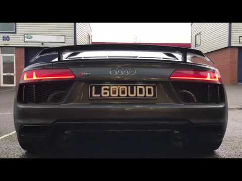 2016 Audi R8 V10 with Quicksilver Sports Exhaust sound with Valves!