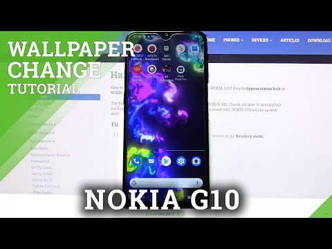 How to Download and Apply Animated Wallpaper Magic Fluids on NOKIA G10