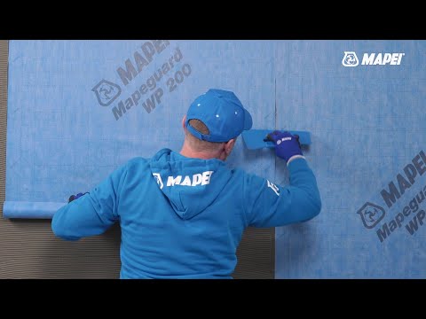 MAPEI MAPEGUARD WP SYSTEM - Komplettsystem zur Abdichtung von Feuchträumen, Bädern und Duschen