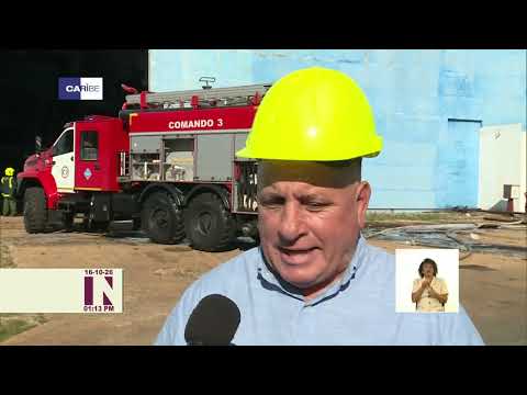 Controlan incendio en central Termoeléctrica Ernesto Guevara de la Serna