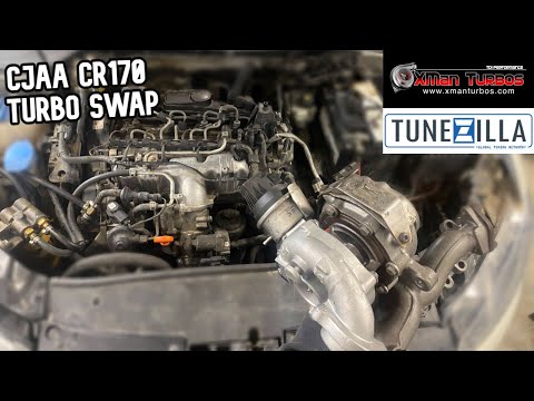 CJAA TDI Big Turbo time: Xman Turbos CR170 Hybrid & Tunezilla Stage 3
