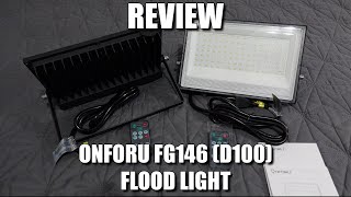 Random Review: Onforu Dusk to Dawn Flood Light - 9000 Lumens - 100W
