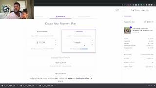How to create a payment plan with Urban Events Global