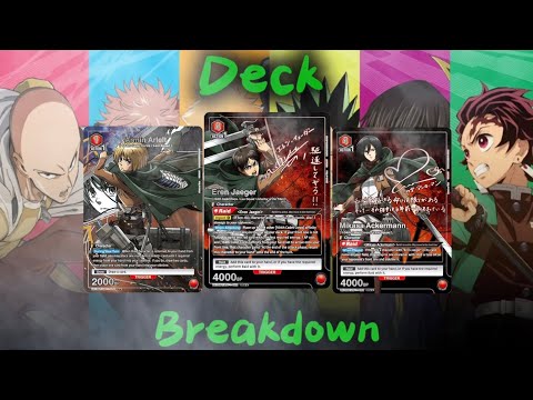 Union Arena [Attack on Titan] 104th Cadet Corps deck profile/breakdown