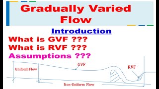 Introduction to GVF | Gradually Varied Flow | Hydraulics and Fluid Mechanics