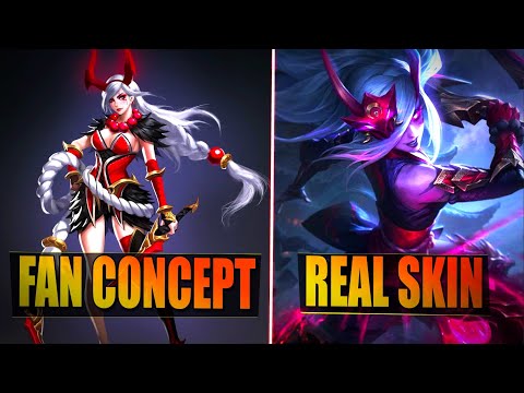 TOP 10 FAN MADE SKINS THAT BECAME REAL - League of Legends