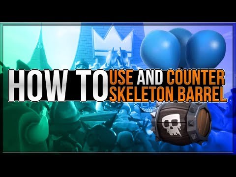 SKELETON BARREL HOW TO USE AND COUNTER | BEST 12 WIN DECK | Clash Royale