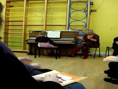 Holly Cecilia Smith performing on the piano - Dec 2009