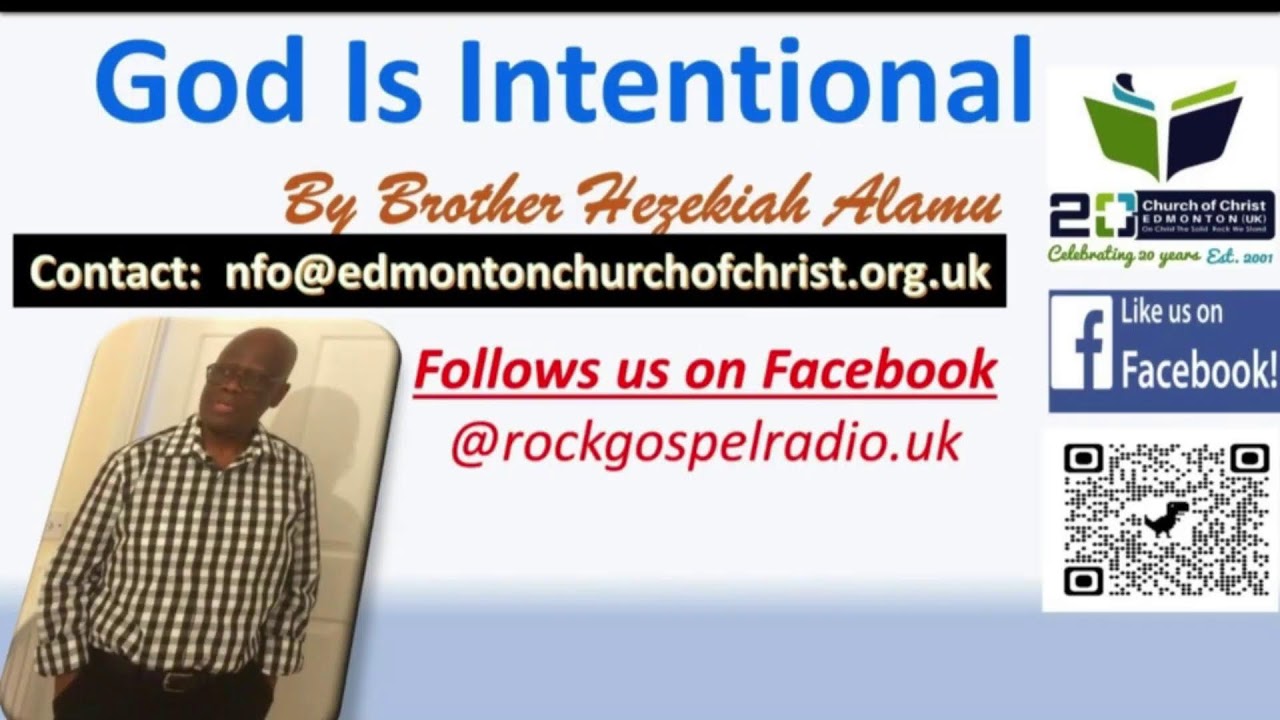 God is intentional