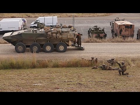 Surprise Landing! US Marines Storm Australian Beach with Combat ACVs!