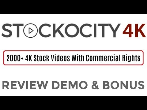 Stockocity 4K Review Demo Bonus - 2000+ 4K Stock Videos With Commercial Rights Video
