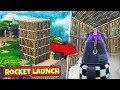 We Tried To STOP THE ROCKET LAUNCH - Fortnite Battle Royale
