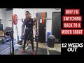 Going Back To A Wider Stance Squat | My Approach To My Meet Prep