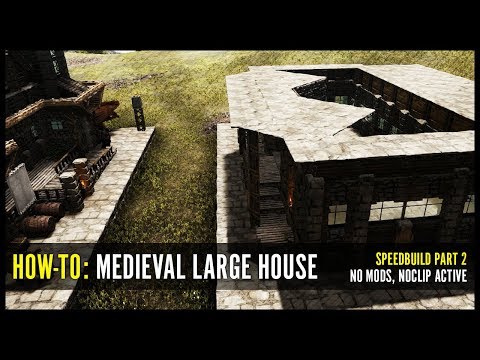 How-to: Medieval Large House, Speedbuild part 2 - No Mods
