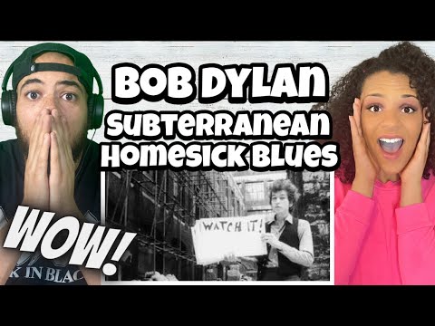 FIRST TIME HEARING Bob Dylan -  Subterranean Homesick Blues REACTION