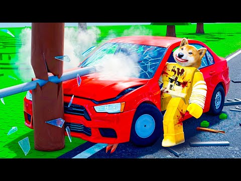 SIMULATORE DI INCIDENTI STRADALI SU ROBLOX CAR CRASH STUDIO.