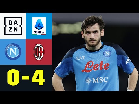 Bittere Abreibung für Napoli in der UCL-Generalprobe: Neapel - AC Mailand 0:4 | Serie A | DAZN
