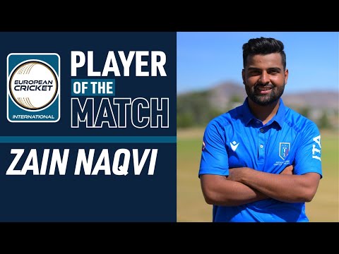 POTM Match 6: Z.Naqvi  - ITA vs ESP | Highlights | ECI Spain, 2024 | 8 Dec 2024 | ECI24.120