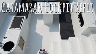 Onboard Lifestyle ep.30 Catamaran Cockpit Rebuild