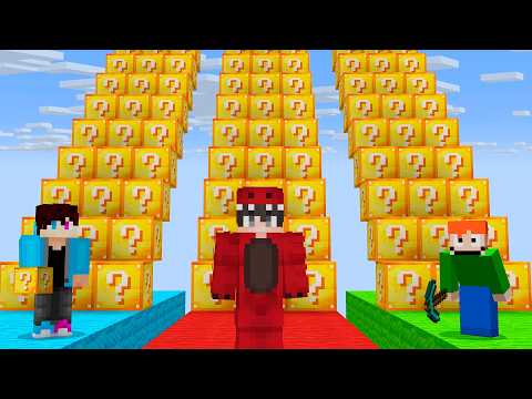 Lucky Block Trappen Race