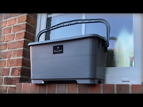 Der große FenWi 24l Rechteck-Eimer ist perfekt als Putzeimer für die Fensterreinigung geeignet