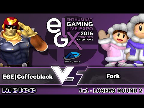 EGLX 2016   SSBM Singles  Bracket   Losers Round 2   Fork vs EGE Coffeeblack