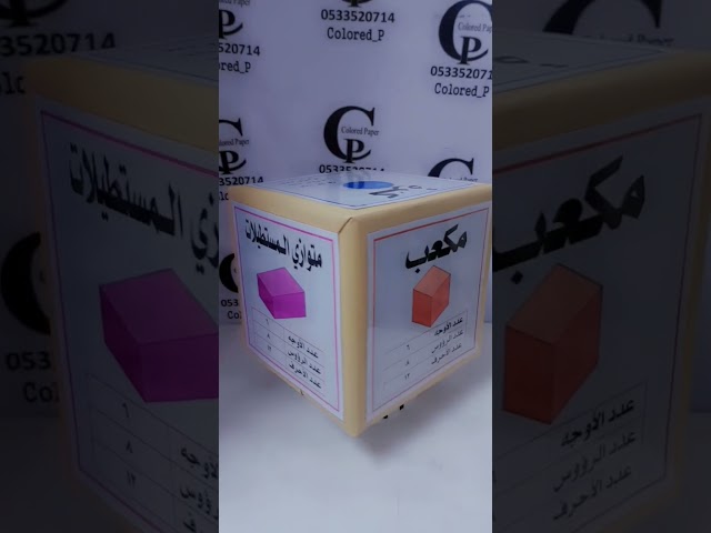 مكعب الاشكال الهندسية