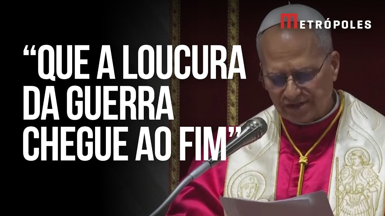 Papa Leão XIV pede o fim da "loucura da guerra" enquanto EUA e Irã iniciam negociações