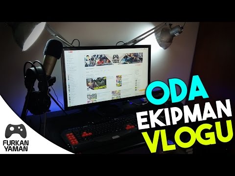 ODA & EKİPMAN VLOGU - 50.000 ABONE ÖZEL!!