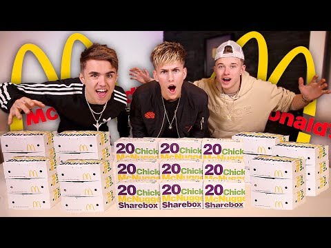 IMPOSSIBLE MCDONALDS CHICKEN NUGGET CHALLENGE! (Breaking World Records) Video