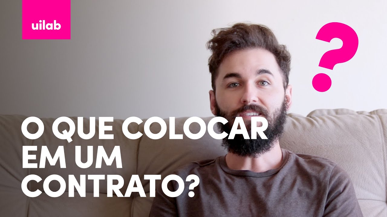 O que colocar em um contrato de projeto de design?