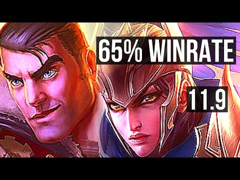 JAYCE vs QUINN (TOP) | 10/1/5, Rank 7 Jayce, 65% winrate, Legendary | TR Master | v11.9
