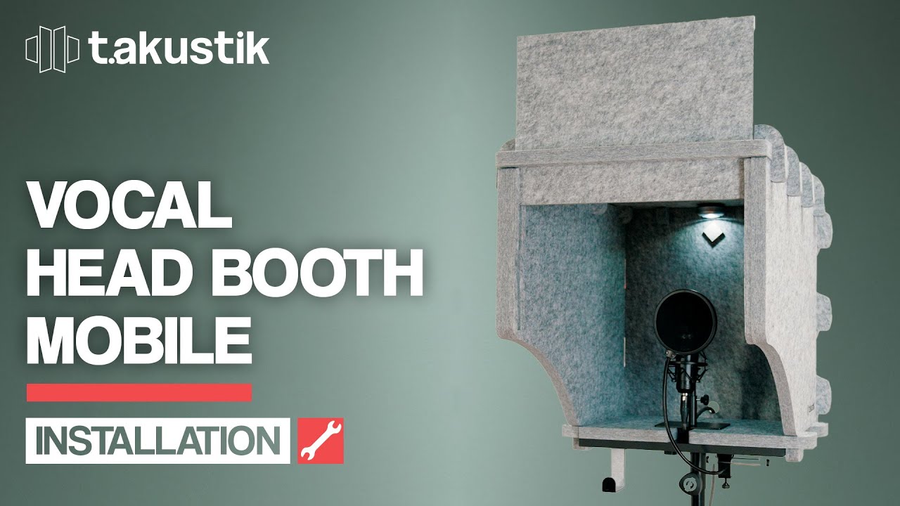 Vocal Head Booth Mobile | Installation | t.akustik - YouTube