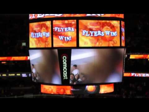 FLYERS WIN!!!! BEAT RANGERS 4-1 12.18.2010