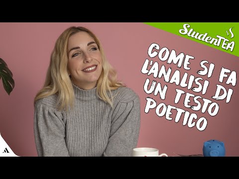 Come si fa l'analisi di un testo poetico | StudenTEA ☕