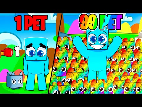Evolui de 1 pet Fraco até Virar o Rei dos Pets