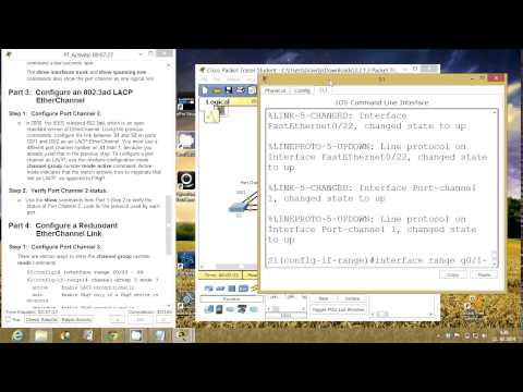 CCNA 3 Packet Tracer Activity 3.2.1.3 solution