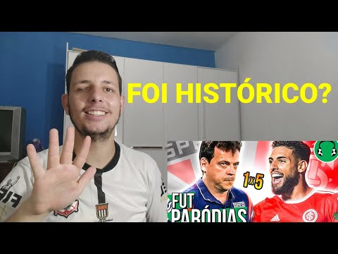 REACT:5x1 | SÃO PAULO É HUMILHADO PELO INTER | Paródia Amor da Despedida - Os Barões da Pisadinha