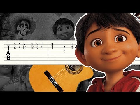 El Latido De Mi Corazon - Coco - Guitarra Tutorial  - Tabs Video