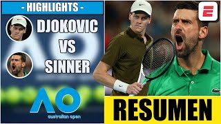 Novak Djokovic vs Jannik Sinner | HIGHLIGHTS | Australian Open 2026