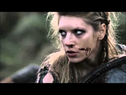 Vikings and saxons fight scene fehu song