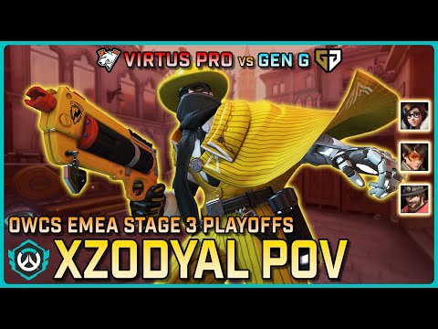 [ Xzodyal ] He is HIM | Virtus Pro vs Gen G | OWCS EMEA Stage 3 Playoffs