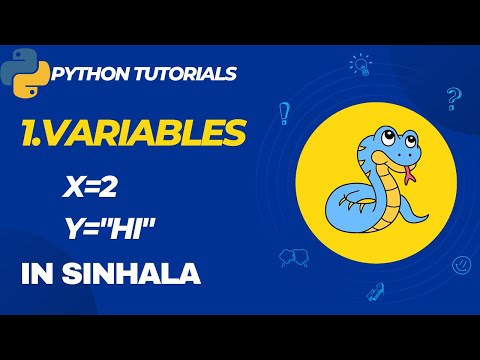1 Variables In Python Python Variables In Sinhala Variables In Python Exercises