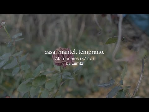 Casa, Mantel, Temprano. (Lumtz) / una tarde de mayo
