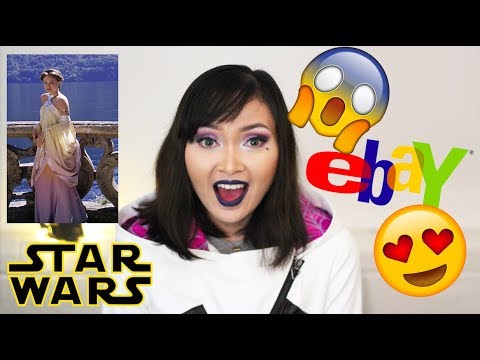 TRYING ON EBAY PADME LAKE DRESS FROM STAR WARS