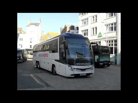 Caetano Levante 3 Scania NX (ExWest Midlands SH303) Clarkes 5533 BV69KTC at Brighton Pool Valley Stn