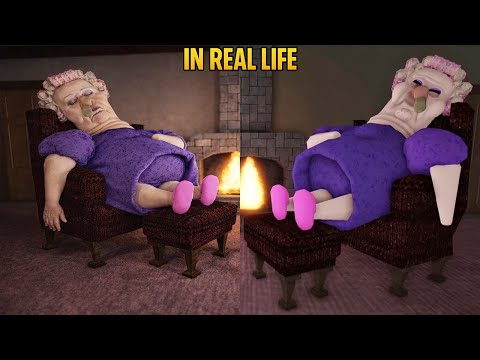GRUMPY GRAN! EN LA VIDA REAL ASUSTADOR OBBY - Nueva actualización Roblox Todos los jefes