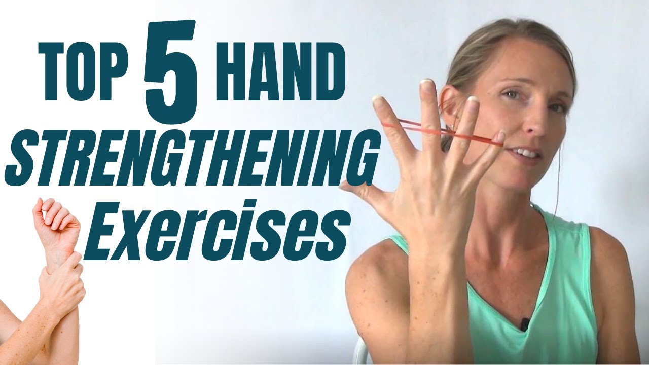 Top 5 HAND STRENGTHENING Exercises for STRONGER Hands