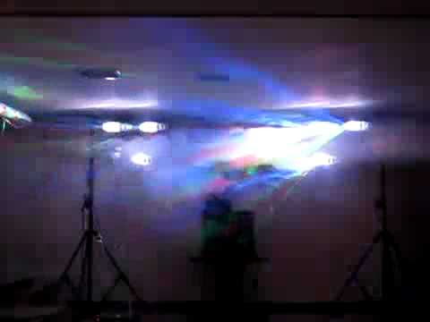 DJ wild Zero laser light show by Mike Osaki