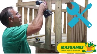 Trucos para montar un parque infantil de madera
